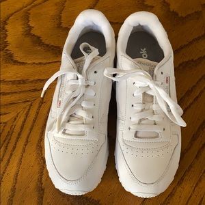 White Reeboks
